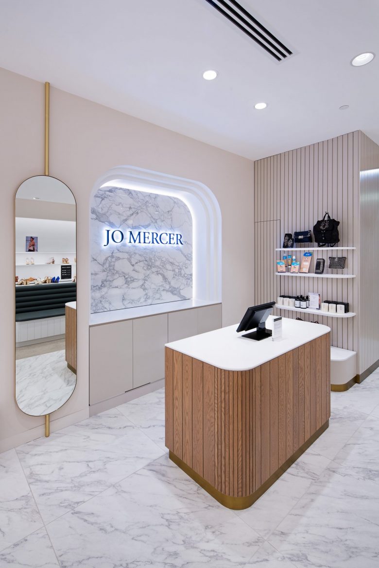 فروشگاه Jo Mercer طراحی شده توسط استودیو GrayScale