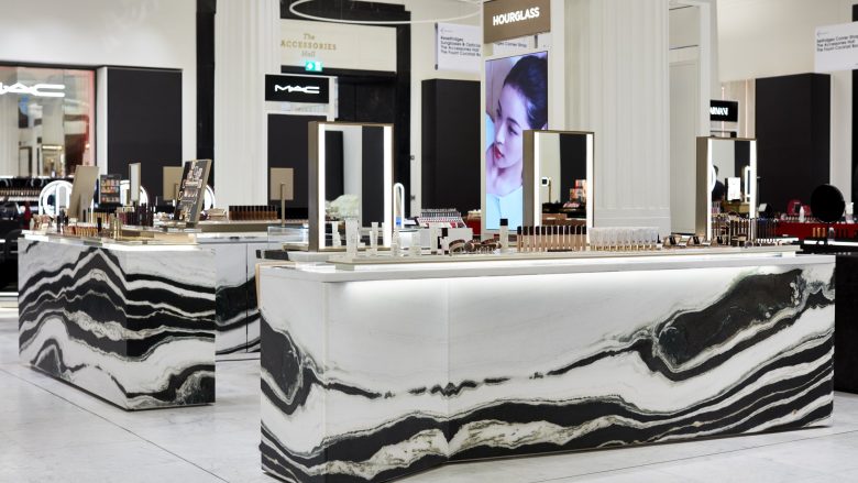 فروشگاه Hourglass Cosmetics Retail Concept in Selfridges طراحی شده توسط Checkland Kindleysides